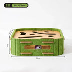 Cat Teaser Stick Puzzle Maze Box — Hole-Digging Ball Game Self-Entertainment Device for Kittens