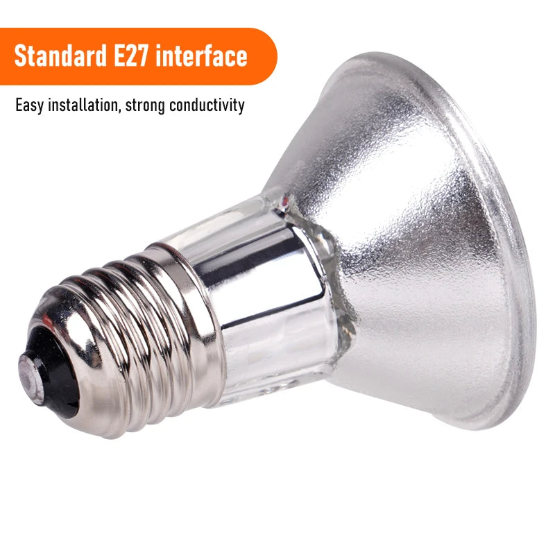 UVA UVB Reptile Lamp Bulb Reptile Heat Lamp Turtle Basking Heating Light UV Light Bulb Amphibians Lizards 110V 220V
