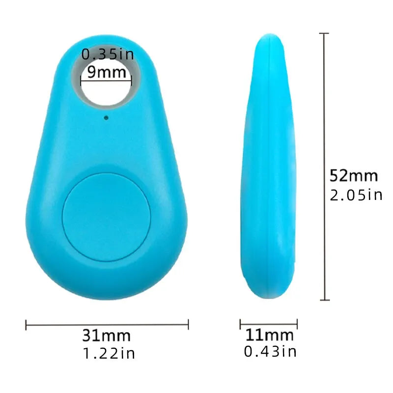 Bluetooth Anti-Loss Tracker with Remote Photo Shutter for Keys, Pets, Wallets & Phones