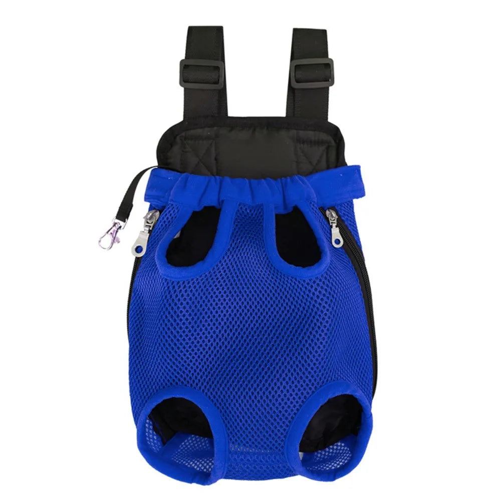 Adjustable Pet Backpack Double Shoulder Breathable Cat Carrier Bag Dog Carrier Backpack for Small Dog Cat Outdoor Accessories