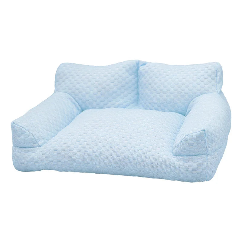 Ice Silk Cooling Sofa Bed for Dogs & Cats (Washable)