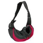 Hands-Free Puppy Carrier Backpack Breathable Crossbody Bag Travel Shoulder Bag Multi-size Oxford Cloth Mesh Sling Bag