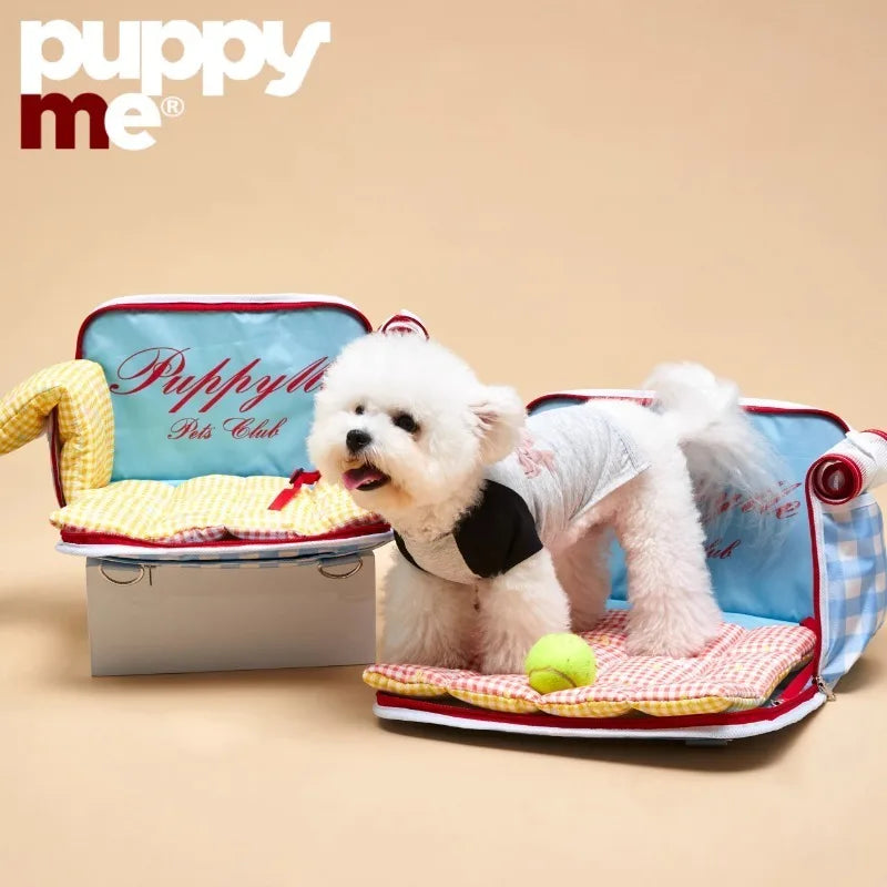 Fashionable Sporty Pet Travel Bag (Waterproof, All-Season, Bichon Frise)