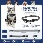 Reflective GPS Cat Collar Tracker with Safety Buckle - Waterproof Anti-Loss Kitten Locator for Android