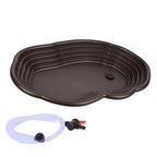Reptile Feeding Dish Reptile Feeding Water Bowl Turtle Water Bowl Reptile Bathing Pool for Semi Aquatic Chameleon Gecko Rest