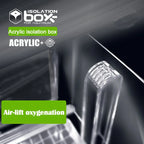 Acrylic Aquarium Isolation Breeding Box (Stainless Steel Mesh, Fish Tank Divider)