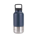 3 in 1 Stainless Steel Pet Water Bottle Multi-layered Detachable Dog Feeding Bottle Leak-proof 32Oz Pet Food Bottle