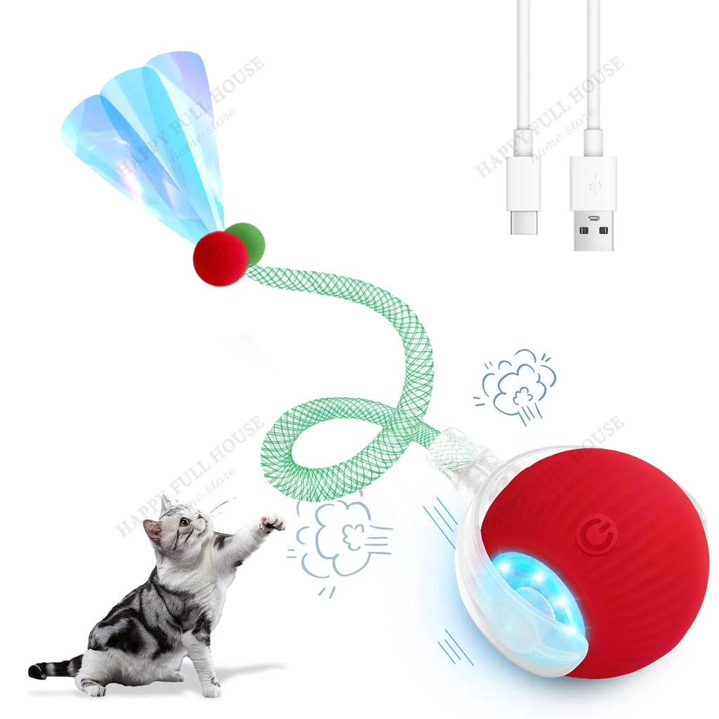 Automatic Interactive Cat Ball Toy (3 Play Modes)