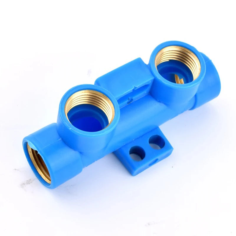 Water Pipe Splitter Distributor (4/5/6-Way, 1/2" Female Thread, Drain Switch for Tank & Sprinkler)