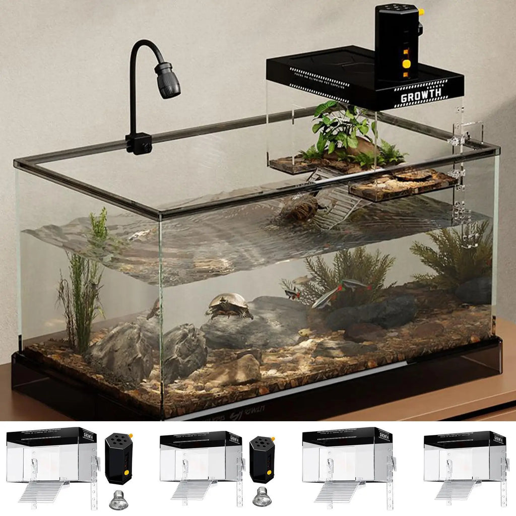 Pet Turtle Basking Area With Ramp Turtle Tank Basking Area Over Tank Reptile Resting Land Turtle Basking Area Habitat For Turtle