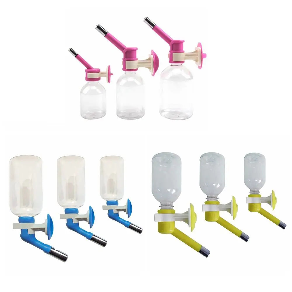 Hanging No-Drip Dog Water Dispenser Automatic Can Be Raised and Lowered Pet Water Feeder Bottle with Spigot Spout Mess Free