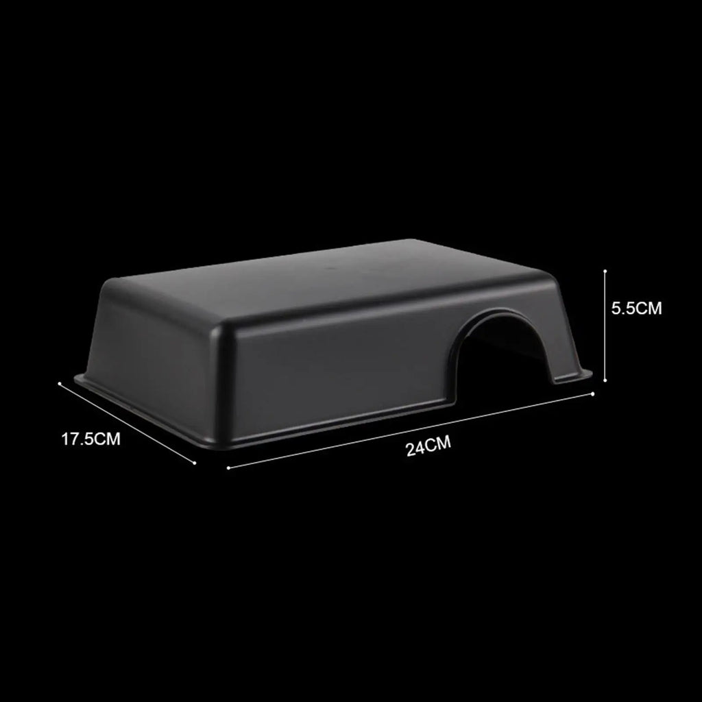 Reptile Hide Box Ventilated Shelter Reptile Hideout 15x11x5.5 cm for Gecko Spiders Snake Ball Python Snake lizard