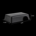 Reptile Hide Box Ventilated Shelter Reptile Hideout 15x11x5.5 cm for Gecko Spiders Snake Ball Python Snake lizard