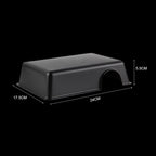 Reptile Hide Box Ventilated Shelter Reptile Hideout 15x11x5.5 cm for Gecko Spiders Snake Ball Python Snake lizard