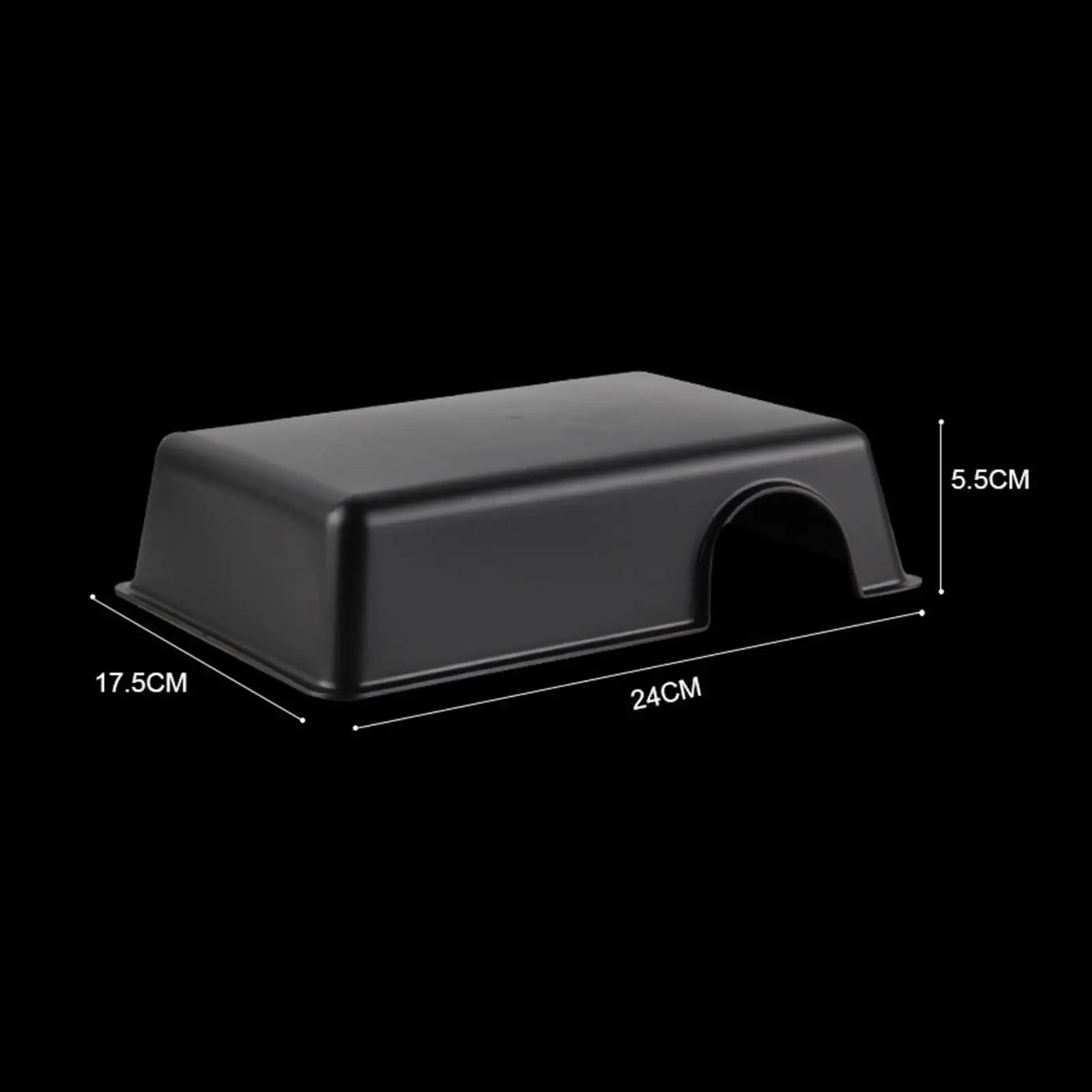 Reptile Hide Box Ventilated Shelter Reptile Hideout 15x11x5.5 cm for Gecko Spiders Snake Ball Python Snake lizard