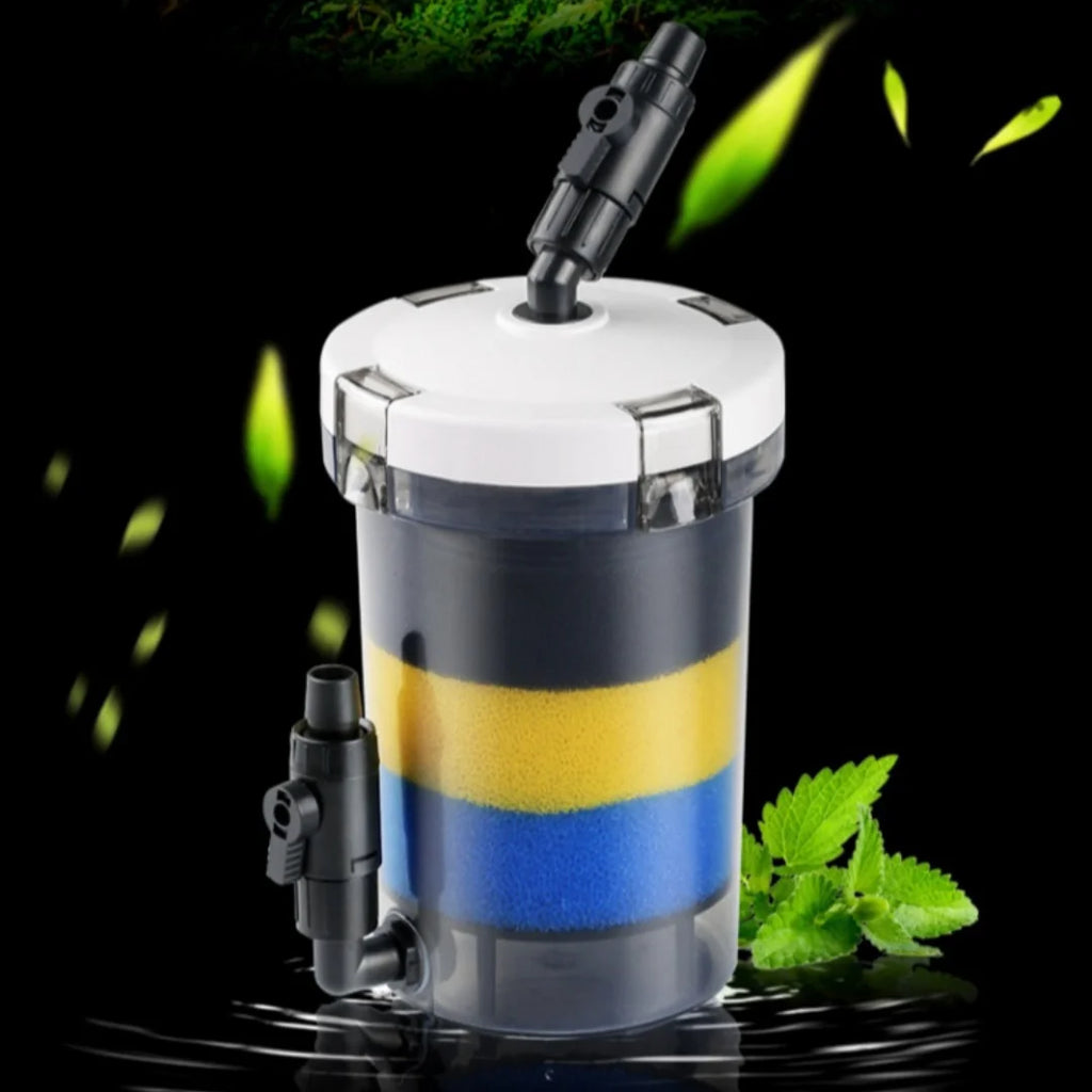 SUNSUN External Aquarium Filter Canister (Silent, Freshwater & Saltwater, Up to 55 Gal)