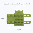 Self-Cleaning Silicone Cat Grooming Comb — Wall Corner Scratcher & Gentle Hair Removal Tool