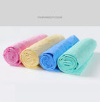 Absorbent Dog Towel Pet Bath Towels Synthetic Deerskin Strong Absorbing Water Clean Towel Soft Bath Towel with Storage Bucket