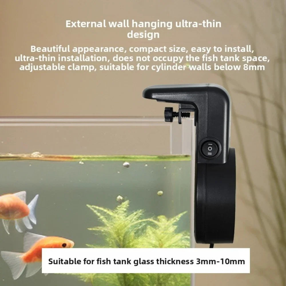 Mini USB Aquarium Cooling Fan (5V, 3W, Speed Regulation, Fish Tank Temperature Control)