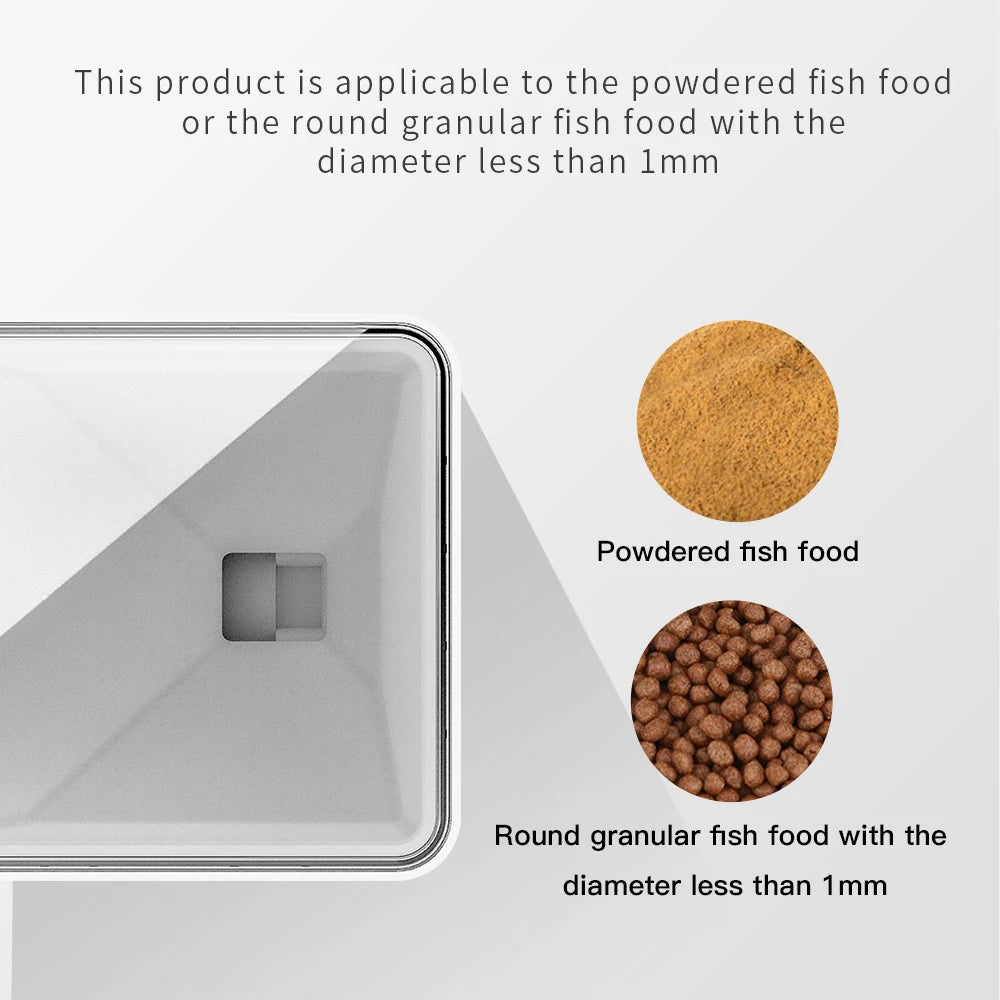 ZYfeeder Smart Automatic Fish Feeder (Programmable Timer, Quantitative Dispenser)