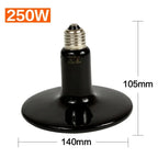 Nomoy Far Infrared Ceramic Lamp Heating Heating Lamp Tortoise Lizard Spider Reptile Box Insulator Pet Snake