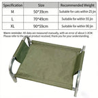 Elevated Cooling Dog Cot Bed, Moisture-Proof & Washable (Easy Assembly)
