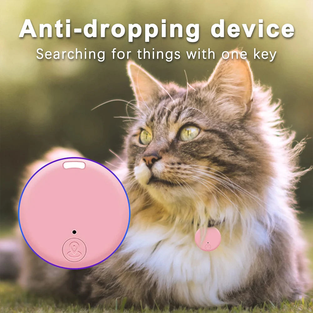 Mini Bluetooth GPS Anti-Loss Reminder Tracker - Smart Finder for Pets, Kids, Bags, Keys & Wallets (iOS & Android)