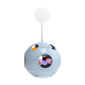 Auto-Rotating Spring Cat Teaser Ball with Feather & Bell — Tumbler Exercise Football Cat Toy