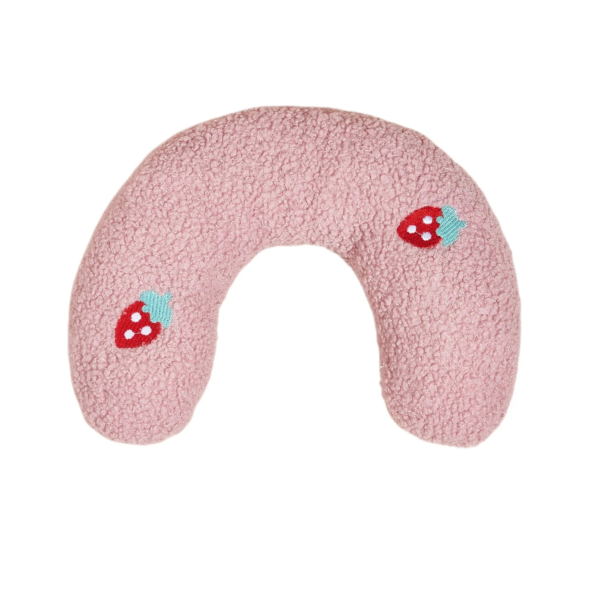 U-Shaped Pet Pillow Plush Sleep Aid for Cats & Dogs — Comfortable Winter Cervical Support Throw Pillow
