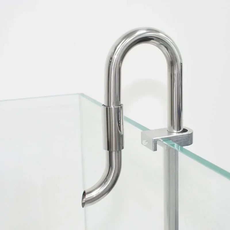 Aluminum Alloy Aquarium Tube Holder Clamp (Water Pipe Hose Mount, Tank Glass Clip)