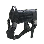 Tactical Camouflage Dog Vest Large Dog Outdoor Training Chest And Back Set Explosive Charge Leash Military Police Dog Equipment