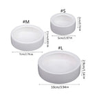 Reptile Water Food Bowl Anti-Escape Ceramic Feeder Dish for Lizard Hermit Gecko Chameleon Corn Snake Bearded Dragon Accessories