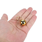 2pcs Gold Silver Tone Pet Wear Charm Color Stable Surface Polished Cat Hanging Pendant Long Lasting Luster Glossy Finished