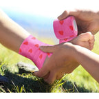 Pet Dog Cat Medical Breathable Elastic Bandage Non-woven Pet Self Adherent Wound Outdoor Retractable Sports Tape Dog Accessories