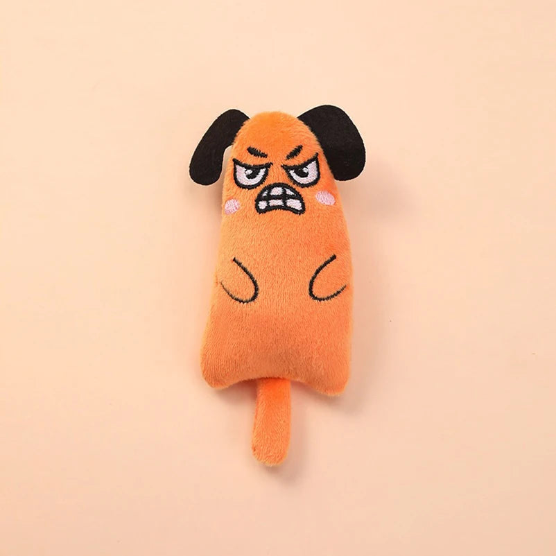 Cartoon Plush Bite-Resistant Pet Toy