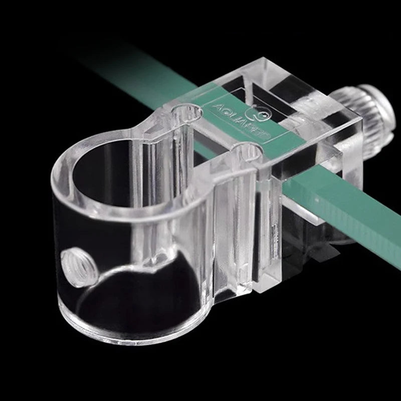 Aquarium Fish Tank Fixed Bracket Acrylic Water Pipe Clamp Fish Tank Filter Fixing Clip Filter Hose Holder Water Vat Accessories