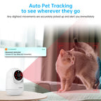 Tuya Smart 4K WiFi AI Camera for Pets with Night Vision & AI Alerts