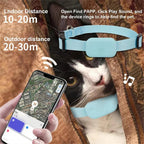 Smart GPS Adjustable Collar Tracker for Dogs & Cats - Real-Time Pet Locator with Safe Zone Alerts