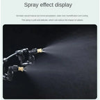 Reptile Humidifier Auto Fogger with Timer, 3 Mist Modes Smart Sensor for Terrariums/Amphibians, Quiet Spray System & Night Mode
