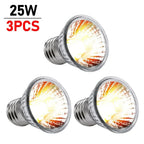 1/2/5/10PCS UVA +UVB Reptile Heating Light Bulb 25/50/75W Snake Turtle Pet Full Spectrum Basking UV Light Bulbs For Amphibians