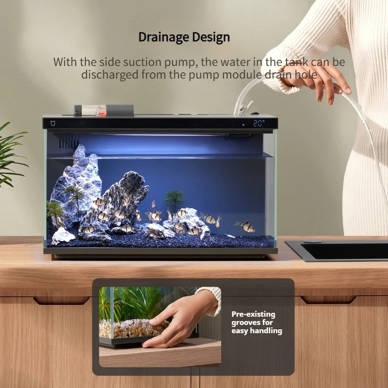Mijia Smart Fish Tank MYG100 (App Control, Auto Feeding, Filtration, Mijia Ecosystem)