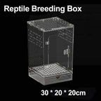 Acrylic Reptile Breeding Box Transparent Visable Arboreal Terrarium Habitat Insect Spider Lizard Scorpion Pet Feeding Cage