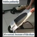 Elevated Folding Pet Rocking Chair for Sunbathing (Under 30lbs)