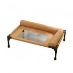 Elevated All-Season Pet Cot with Pillow Support (Travel-Friendly)