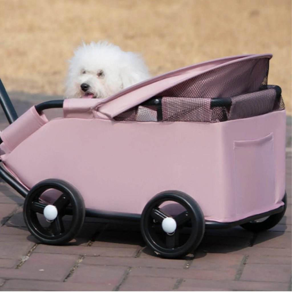 Small Pet Stroller Outdoor Use Foldable Pet Stroller for Cats, Park