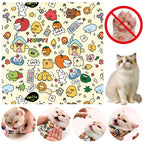Self-Adhesive Cat Grooming Restraint Wrap Bag — Anti-Bite & Anti-Scratch Control for Nail Clipping & Injections