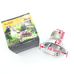 25/50/75W Reptile Lamp Bulb Amphibians Lizards Turtle Basking UVA+UVB 3.0  Light Bulbs Heating Lamp Temperature Controller 1Pc