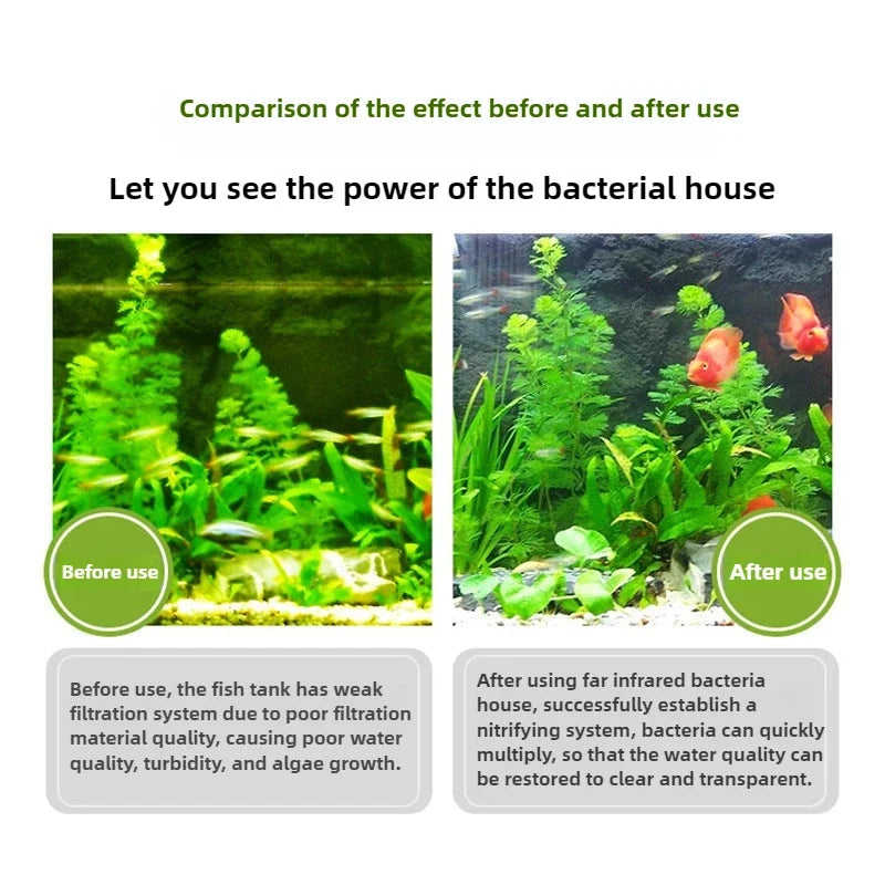 Nano Bacteria House Aquarium Filter Media (Bio Filtration, Nitrification Culture)
