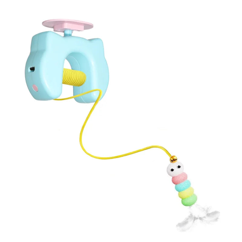 Smart Auto Yoyo Cat Teaser Wand — Automatic Jumping Self-Entertainment Boredom Relief Toy