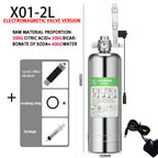 Aquarium DIY CO2 Generator system Kit Stainless Steel CO2 Cylinder Generator System Carbon Dioxide Reactor Kit For Plant Fish